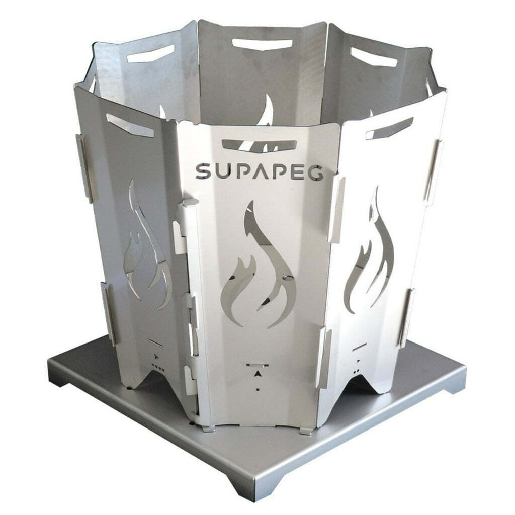 SUPA PEG Grand Frontier Stainless Steel Firepit