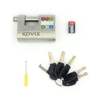 KOVIX 12mm Pin Alarm Lock Stainless Steel