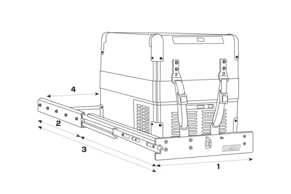 MSA 4x4 Fridge Slide