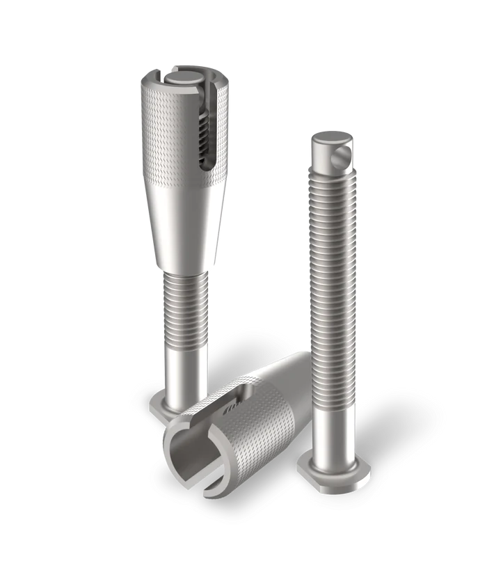 TRED 115mm MOUNTING PINS WITH NUT- PAIR