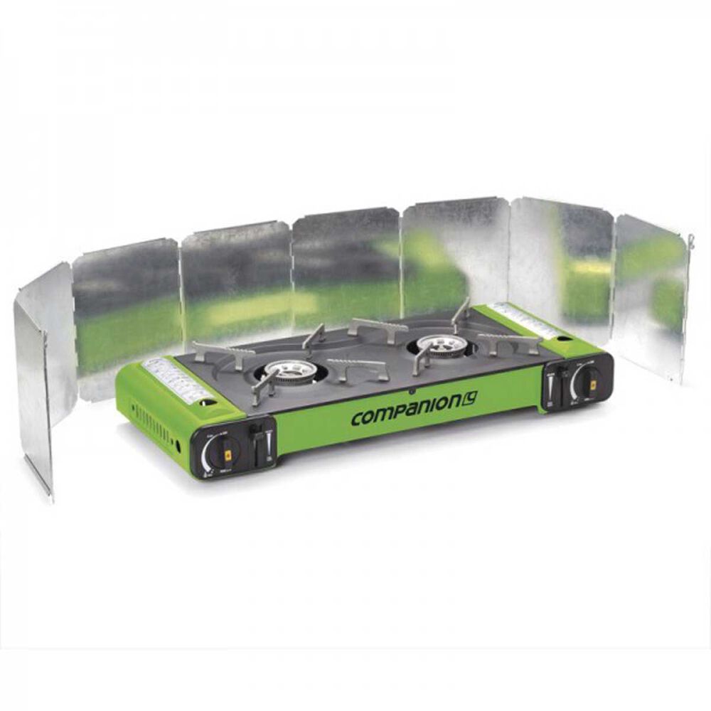 COMPANION Camping Stove Windshield- Double