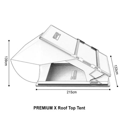 CAMPBOSS PREMIUM X 1.2 ROOFTOP TENT