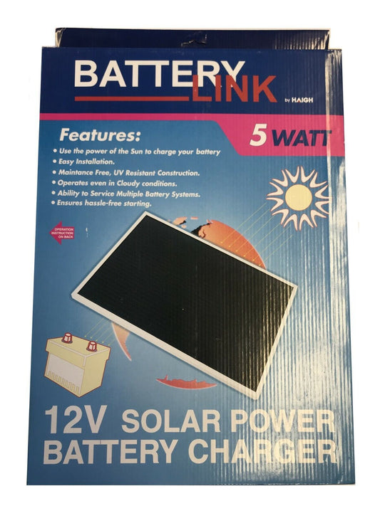 BATTERY LINK 12V Solar Power Battery Charger
