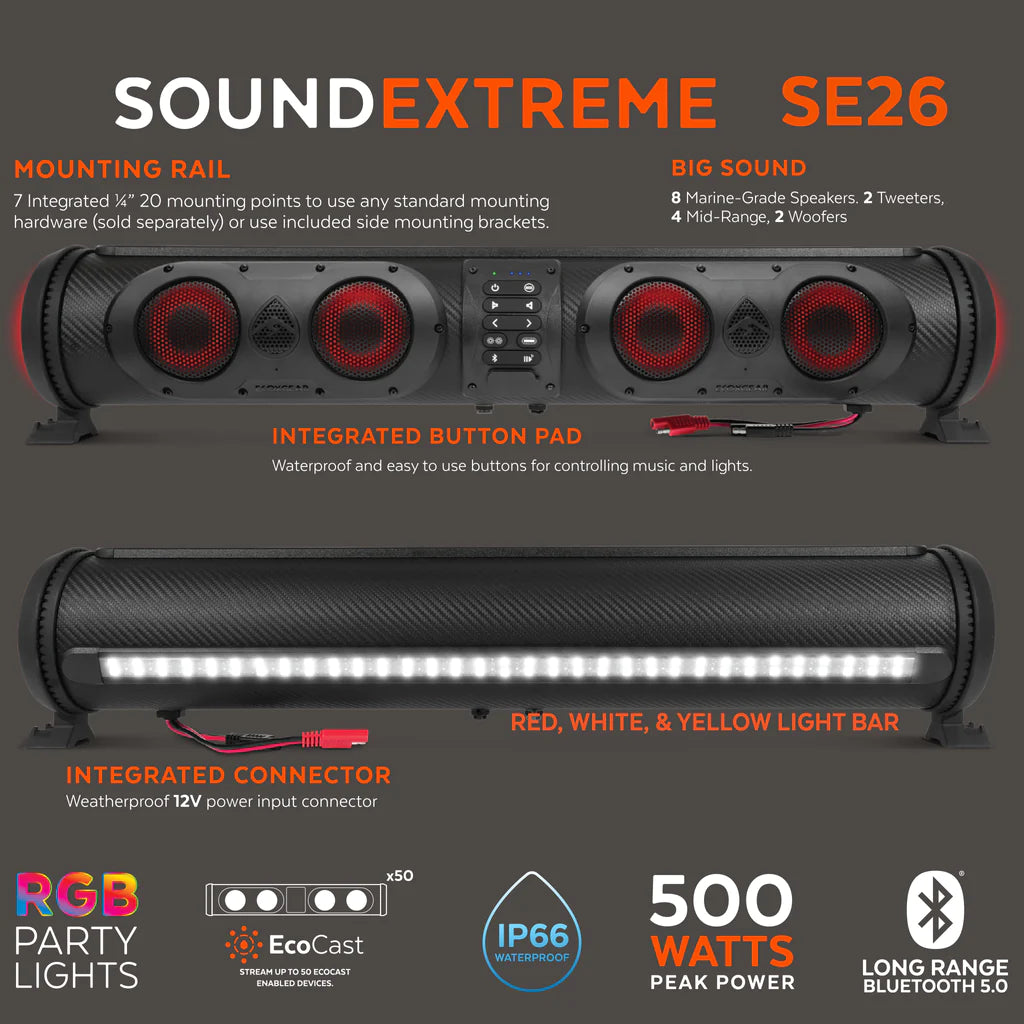 EcoXGear SoundExtreme SE26 Waterproof Speaker